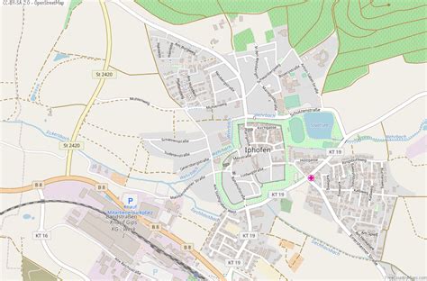 Iphofen Map .